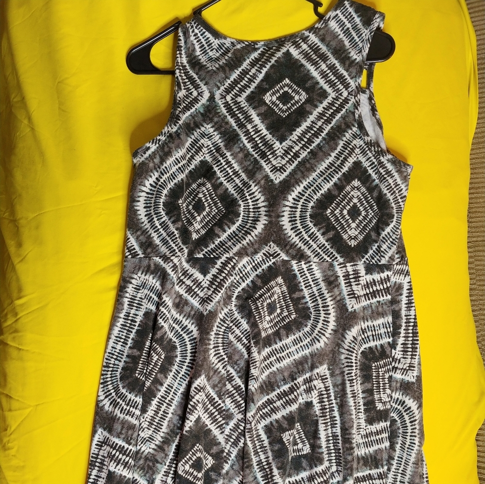 Grey Green swing dress